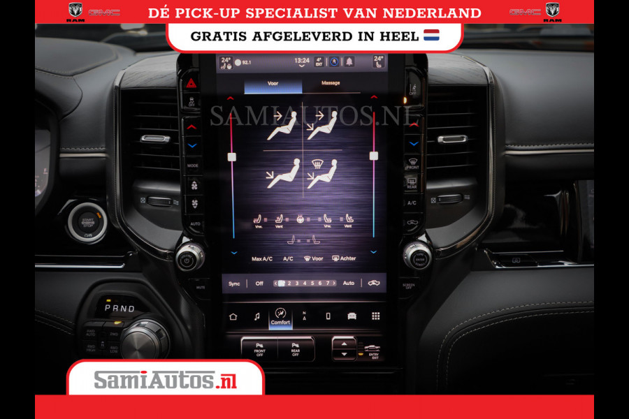 Dodge Ram 1500 LIMITED NIGHT HIGH OUTPUT 540PK 706 Nm 2025 | XB9 | MASSAGE | BOM VOL | CREW CAB | DUBBELE CABINE | GRIJSKENTEKEN | DE MEEST LUXUEUZE en BEGEERDE Pick-up | VOORRAAD NR 2302 - 7425