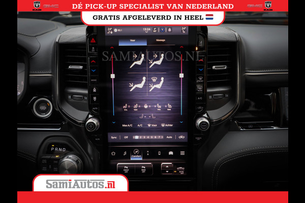 Dodge Ram 1500 LIMITED NIGHT HIGH OUTPUT 540PK 706 Nm 2025 | XB9 | MASSAGE | BOM VOL | CREW CAB | DUBBELE CABINE | GRIJSKENTEKEN | DE MEEST LUXUEUZE en BEGEERDE Pick-up | VOORRAAD NR 2302 - 7425