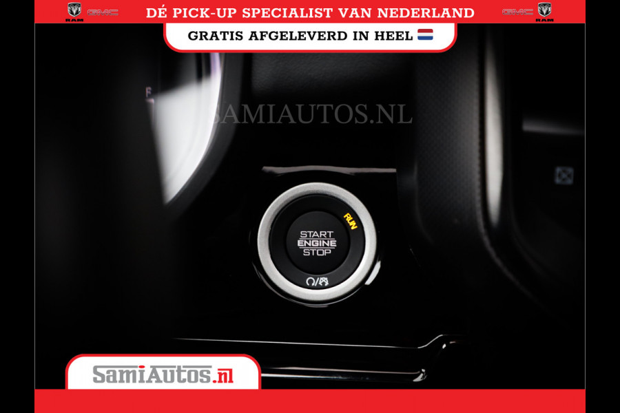 Dodge Ram 1500 LIMITED NIGHT HIGH OUTPUT 540PK 706 Nm 2025 | XB9 | MASSAGE | BOM VOL | CREW CAB | DUBBELE CABINE | GRIJSKENTEKEN | DE MEEST LUXUEUZE en BEGEERDE Pick-up | VOORRAAD NR 2302 - 7425