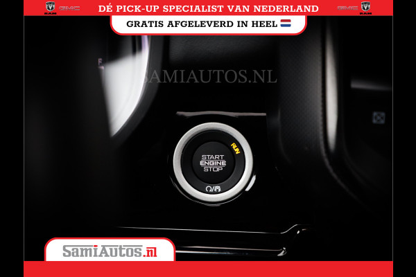 Dodge Ram 1500 LIMITED NIGHT HIGH OUTPUT 540PK 706 Nm 2025 | XB9 | MASSAGE | BOM VOL | CREW CAB | DUBBELE CABINE | GRIJSKENTEKEN | DE MEEST LUXUEUZE en BEGEERDE Pick-up | VOORRAAD NR 2302 - 7425