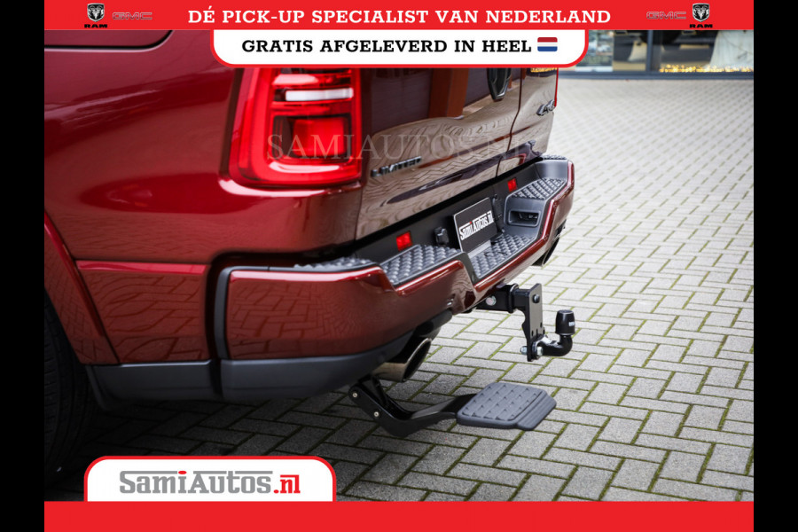 Dodge Ram 1500 LIMITED NIGHT HIGH OUTPUT 540PK 706 Nm 2025 | XB9 | MASSAGE | BOM VOL | CREW CAB | DUBBELE CABINE | GRIJSKENTEKEN | DE MEEST LUXUEUZE en BEGEERDE Pick-up | VOORRAAD NR 2302 - 7425