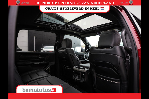 Dodge Ram 1500 LIMITED NIGHT HIGH OUTPUT 540PK 706 Nm 2025 | XB9 | MASSAGE | BOM VOL | CREW CAB | DUBBELE CABINE | GRIJSKENTEKEN | DE MEEST LUXUEUZE en BEGEERDE Pick-up | VOORRAAD NR 2302 - 7425