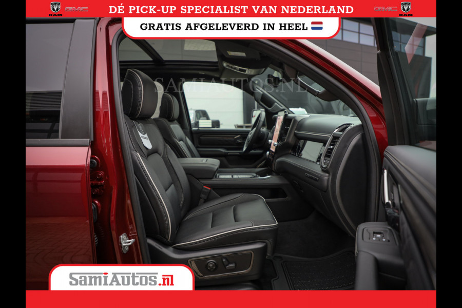 Dodge Ram 1500 LIMITED NIGHT HIGH OUTPUT 540PK 706 Nm 2025 | XB9 | MASSAGE | BOM VOL | CREW CAB | DUBBELE CABINE | GRIJSKENTEKEN | DE MEEST LUXUEUZE en BEGEERDE Pick-up | VOORRAAD NR 2302 - 7425