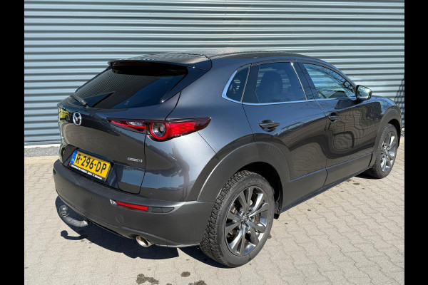Mazda CX-30 2.0 e-SkyActiv-X M Hybrid Luxury 180pk | Afneembare Trekhaak | Adaptive Cruise | Lederen Sportstoelen Memory | Head Up | Keyless | Apple Carplay |