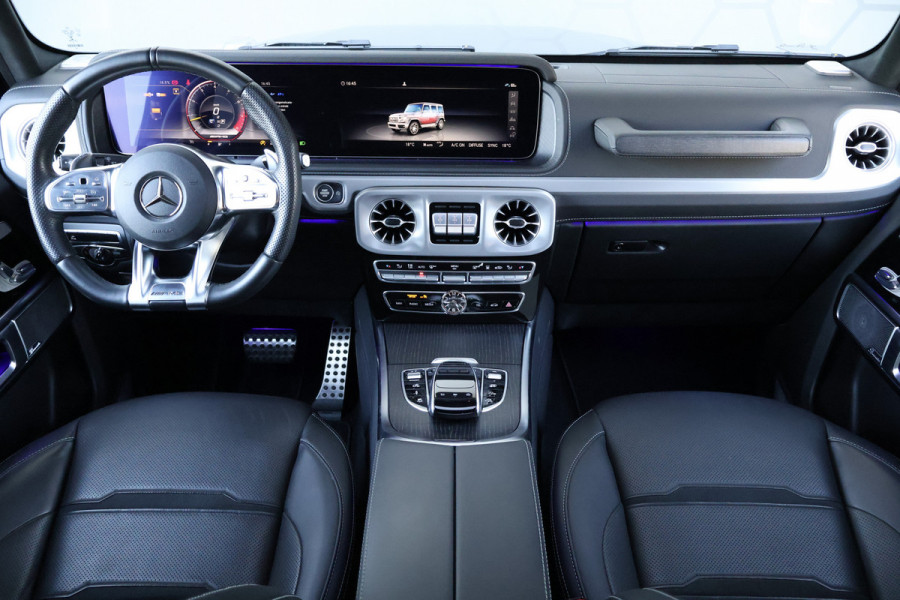 Mercedes-Benz G-Klasse 63 AMG STOELVERWARMING | TREKHAAK | AMBIENTEVERLICHTING | NAPPA LEDER |  DAK | BURMESTER AUDIO | 360 CAMERA | MEMORY | SUÉDE HEMELBEKLEDING | SPORTUITLAAT | EXTRA GROTE BENZINETANK | ETC. G63