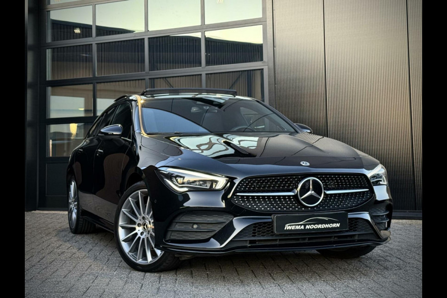 Mercedes-Benz CLA-Klasse Shooting Brake 250 e AMG CLA250e Panoramadak|Burmester®|Camera|LED MultiBeam|Sfeerverlichting|AppleCarplay|DAB+|