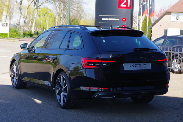 Škoda Superb Combi 1.4 TSI iV 218 PK Sportline BNS PHEV, Panoramadak, Trekhaak, 4 x Stoelverwarming, DCC