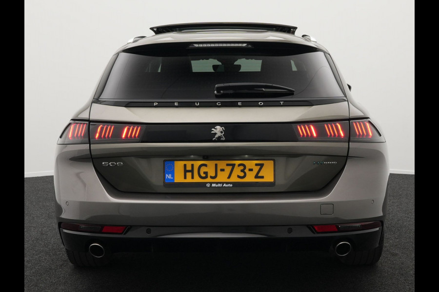 Peugeot 508 SW 1.6 HYbrid Allure 225pk Plug in Hybrid PHEV | Panodak | Adaptive Cruise | Trekhaak af Fabriek | 360 Camera | Focal Premium Audio | Sportstoelen Verwarmd |  Carplay | Navigatie | Sfeerverlichting |