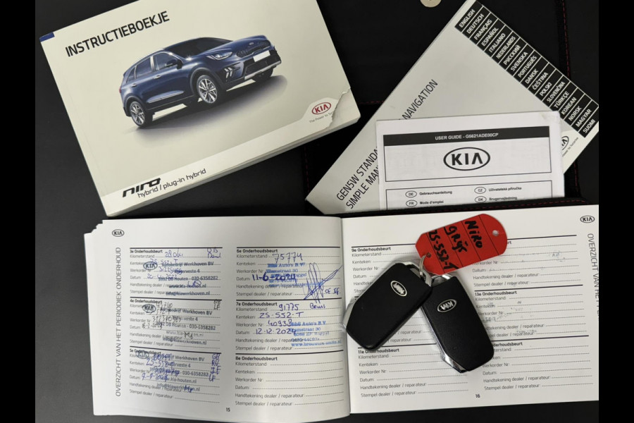 Kia Niro 1.6 GDi Hybrid Pano Schuifdak Cruise control adaptief Parkeersensor v/a Stoel- stuurverwarming