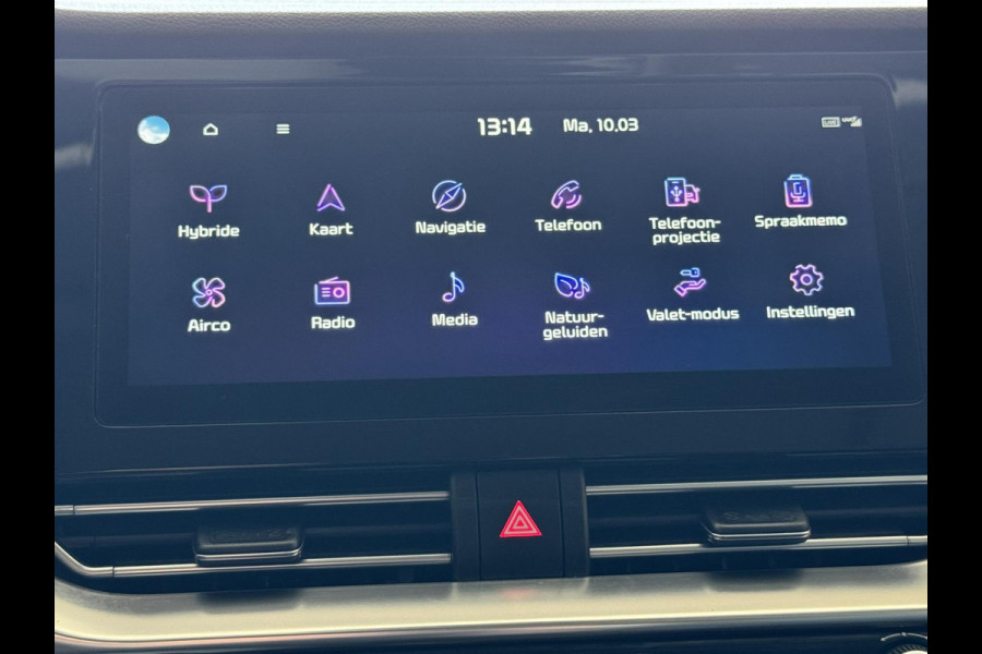 Kia Niro 1.6 GDi Hybrid Pano Schuifdak Cruise control adaptief Parkeersensor v/a Stoel- stuurverwarming