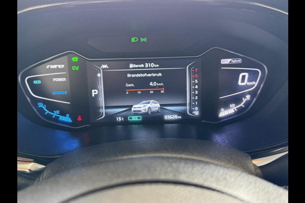 Kia Niro 1.6 GDi Hybrid Pano Schuifdak Cruise control adaptief Parkeersensor v/a Stoel- stuurverwarming