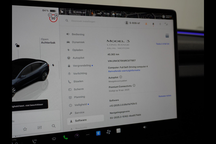 Tesla Model 3 Long Range AWD 78 kWh AUTOPILOT | LEDER | RIJKLAAR INCL. TESLA GARANTIE T/M 12-2027 | ORIG. NL. NAP KM.