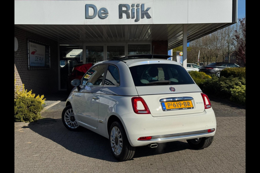 Fiat 500 1.0 Hybrid Dolcevita | Pano/Schuifdak, Leder, Cruise, PDC, Airco, Carplay/Android | NAP |