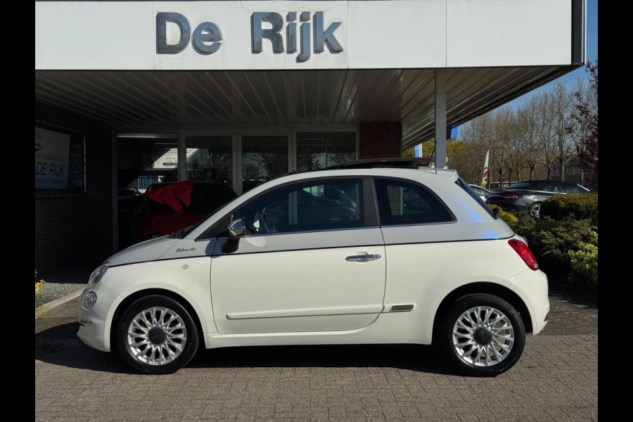 Fiat 500 1.0 Hybrid Dolcevita | Pano/Schuifdak, Leder, Cruise, PDC, Airco, Carplay/Android | NAP |