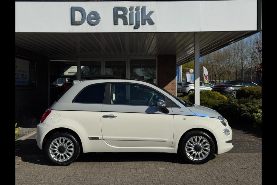 Fiat 500 1.0 Hybrid Dolcevita | Pano/Schuifdak, Leder, Cruise, PDC, Airco, Carplay/Android | NAP |