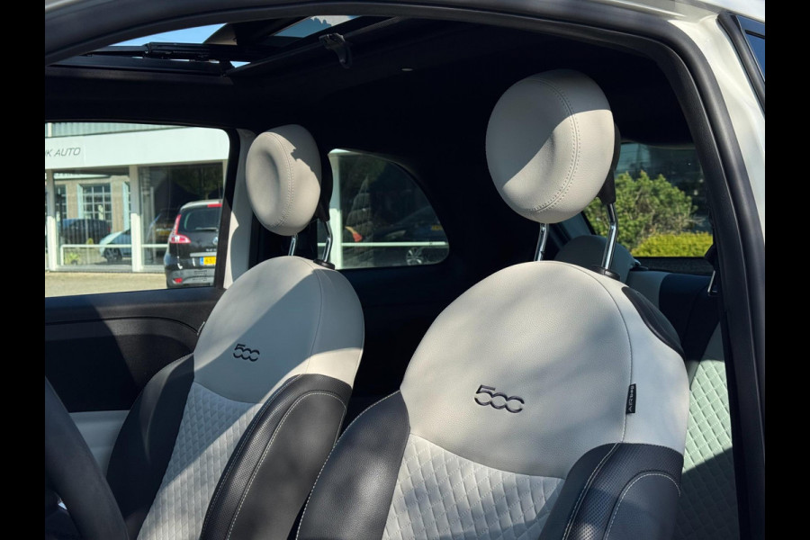 Fiat 500 1.0 Hybrid Dolcevita | Pano/Schuifdak, Leder, Cruise, PDC, Airco, Carplay/Android | NAP |