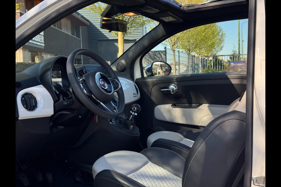 Fiat 500 1.0 Hybrid Dolcevita | Pano/Schuifdak, Leder, Cruise, PDC, Airco, Carplay/Android | NAP |