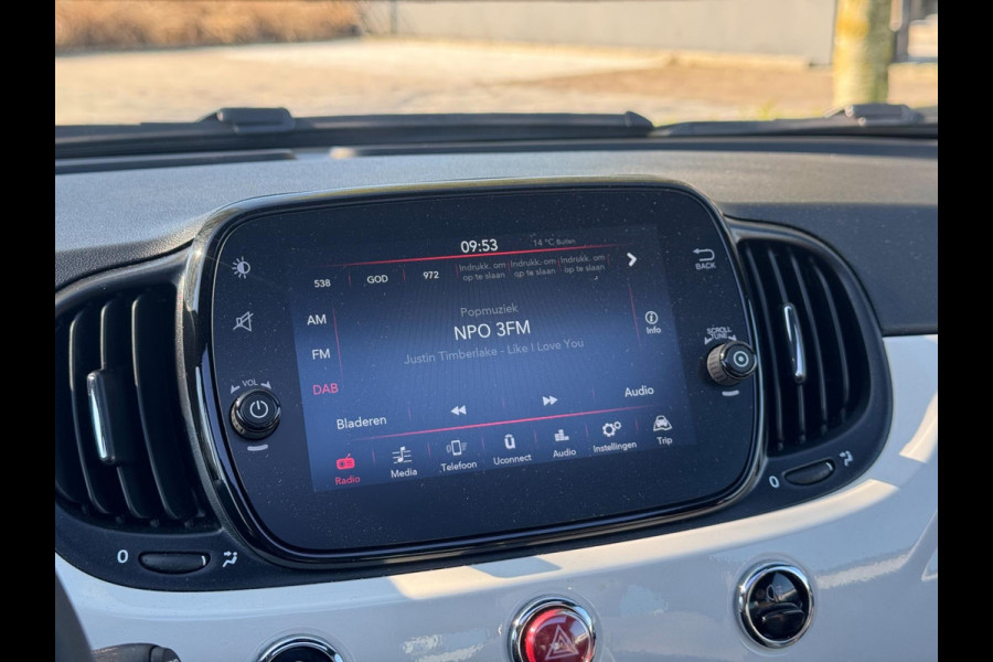 Fiat 500 1.0 Hybrid Dolcevita | Pano/Schuifdak, Leder, Cruise, PDC, Airco, Carplay/Android | NAP |