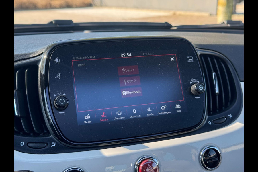 Fiat 500 1.0 Hybrid Dolcevita | Pano/Schuifdak, Leder, Cruise, PDC, Airco, Carplay/Android | NAP |