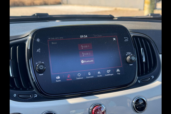 Fiat 500 1.0 Hybrid Dolcevita | Pano/Schuifdak, Leder, Cruise, PDC, Airco, Carplay/Android | NAP |