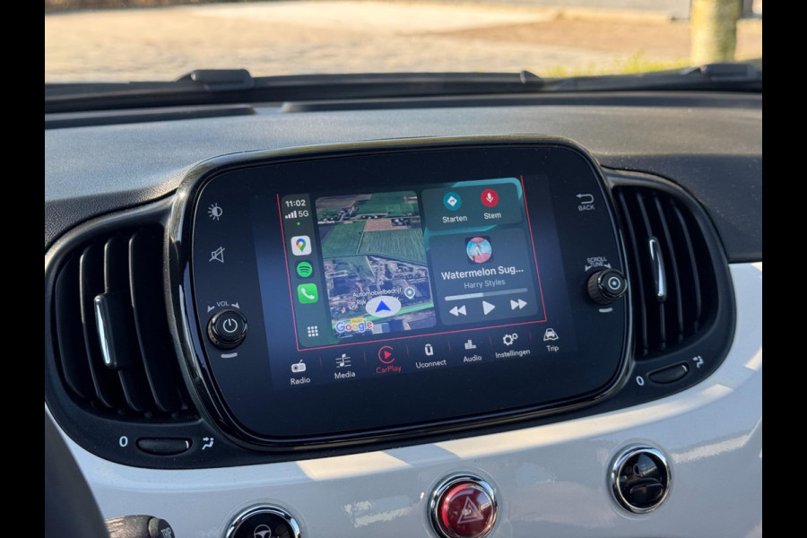 Fiat 500 1.0 Hybrid Dolcevita | Pano/Schuifdak, Leder, Cruise, PDC, Airco, Carplay/Android | NAP |