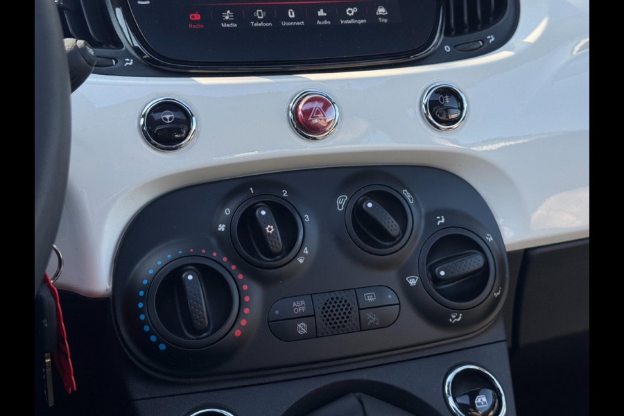 Fiat 500 1.0 Hybrid Dolcevita | Pano/Schuifdak, Leder, Cruise, PDC, Airco, Carplay/Android | NAP |