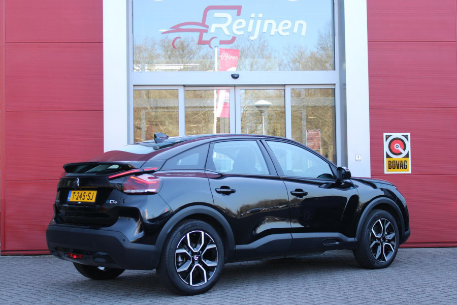 Citroën Ë-C4 FEEL PACK 136PK 50 kWh | ACHTERUITRIJ CAMERA | NAVIGATIE | APPLE CARPLAY/ANDROID AUTO | LED KOPLAMPEN | CLIMATE CONTROL | CRUISE CONTROL | 18" LICHTMETALEN VELGEN | DAB+ RADIO |
