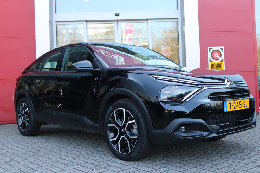 Citroën Ë-C4 FEEL PACK 136PK 50 kWh | ACHTERUITRIJ CAMERA | NAVIGATIE | APPLE CARPLAY/ANDROID AUTO | LED KOPLAMPEN | CLIMATE CONTROL | CRUISE CONTROL | 18" LICHTMETALEN VELGEN | DAB+ RADIO |