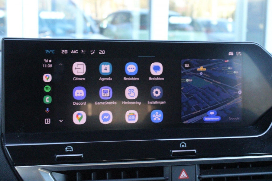 Citroën Ë-C4 FEEL PACK 136PK 50 kWh | ACHTERUITRIJ CAMERA | NAVIGATIE | APPLE CARPLAY/ANDROID AUTO | LED KOPLAMPEN | CLIMATE CONTROL | CRUISE CONTROL | 18" LICHTMETALEN VELGEN | DAB+ RADIO |
