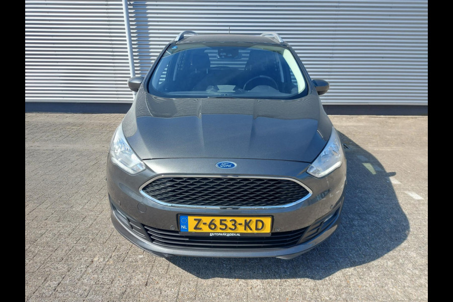 Ford Grand C-Max 1.0 Titanium, airco,cruise,navigatie/camera,stoel/stuurverwarming,voorruit verwarmd,parkeersensoren,