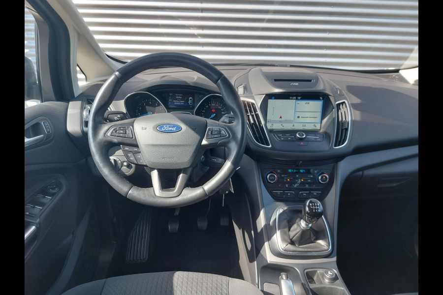 Ford Grand C-Max 1.0 Titanium, airco,cruise,navigatie/camera,stoel/stuurverwarming,voorruit verwarmd,parkeersensoren,