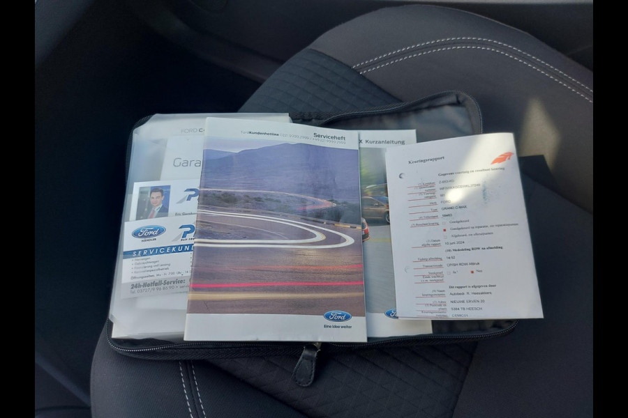 Ford Grand C-Max 1.0 Titanium, airco,cruise,navigatie/camera,stoel/stuurverwarming,voorruit verwarmd,parkeersensoren,