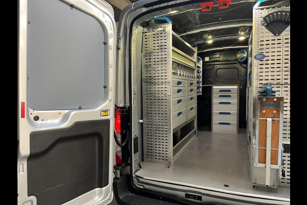 Ford Transit Servicewagen 350 2.0 TDCI 131pk euro6 L2H2 Trend, Achterwielaandrijving, Sortimo inrichting, 3Persoons, RIJKLAARPRIJS