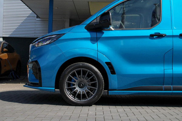 Ford Transit Custom 320 2.0 TDCI L2H1 MS-RT AWD Digital Aqua Blue | Dubbele zijschuifdeur | Inklapbare trekhaak | Navigatie systeem | Centrale dubbele vergrendeling | AGM accu | Handmatige regeneratie roetfilter | Centrale dubbele vergrendeling |  Wis/was achter | Vehicle Integration System