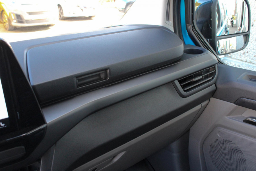 Ford Transit Custom 320 2.0 TDCI L2H1 MS-RT AWD Digital Aqua Blue | Dubbele zijschuifdeur | Inklapbare trekhaak | Navigatie systeem | Centrale dubbele vergrendeling | AGM accu | Handmatige regeneratie roetfilter | Centrale dubbele vergrendeling |  Wis/was achter | Vehicle Integration System