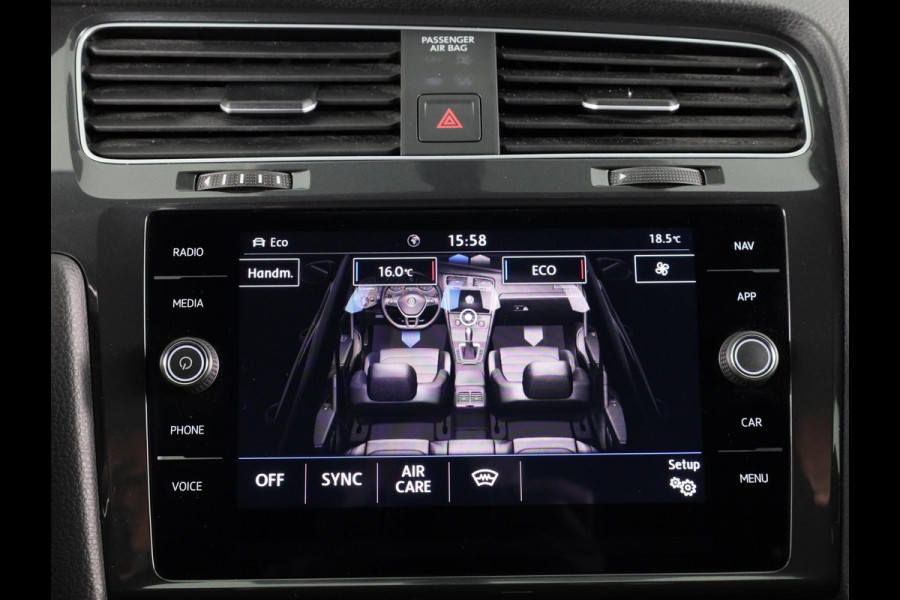 Volkswagen e-Golf E-DITION 136 PK Automaat | Navigatie | Warmtepomp | Parkeersensoren | Adaptieve cruise control | LED koplampen |