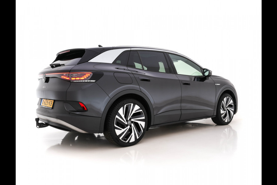 Volkswagen ID.4 Max 77 kWh 1ST-Pack [ 3-Fase ] (INCL-BTW) *PANO | HEAT-PUMP | HEAD-UP | NAVI-FULLMAP | LEATHER-ALCANTARA | FULL-LED | SURROUND-VIEW | DIGI-COCKPIT | BLIS | TOWBAR | KEYLESS | DAB+ | AMBIENT-LIGHT | ERGONOMIC-COMFORTSEATS |