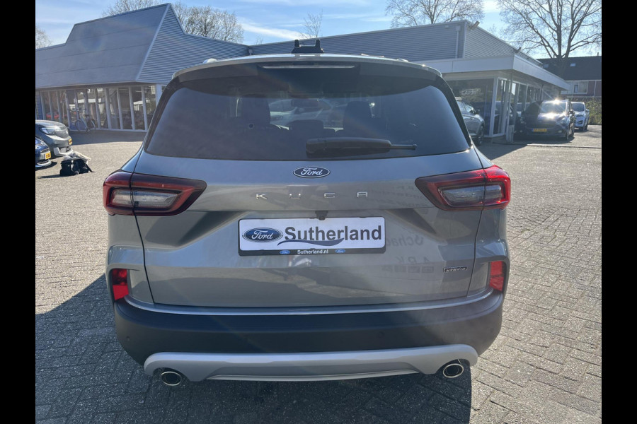 Ford Kuga 2.5 PHEV Titanium 243pk Ford Voorraad | SCI |  Wegklapbare Trekhaak | Gratis Laadpaal !  | Solar Silver | Incl 4.000,- Voordeel !