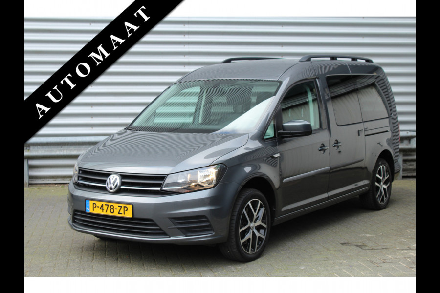 Volkswagen Caddy Maxi 1.4 TSI 126pk Trendline DSG7 7p Clima Cruise Navi Leder 17"LMV Dakreling Trekhaak 1350kg
