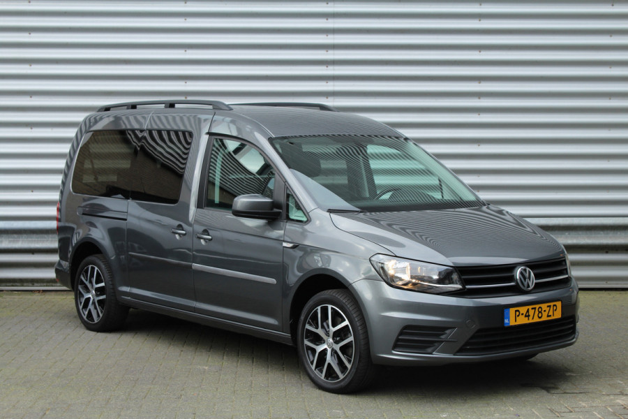 Volkswagen Caddy Maxi 1.4 TSI 126pk Trendline DSG7 7p Clima Cruise Navi Leder 17"LMV Dakreling Trekhaak 1350kg