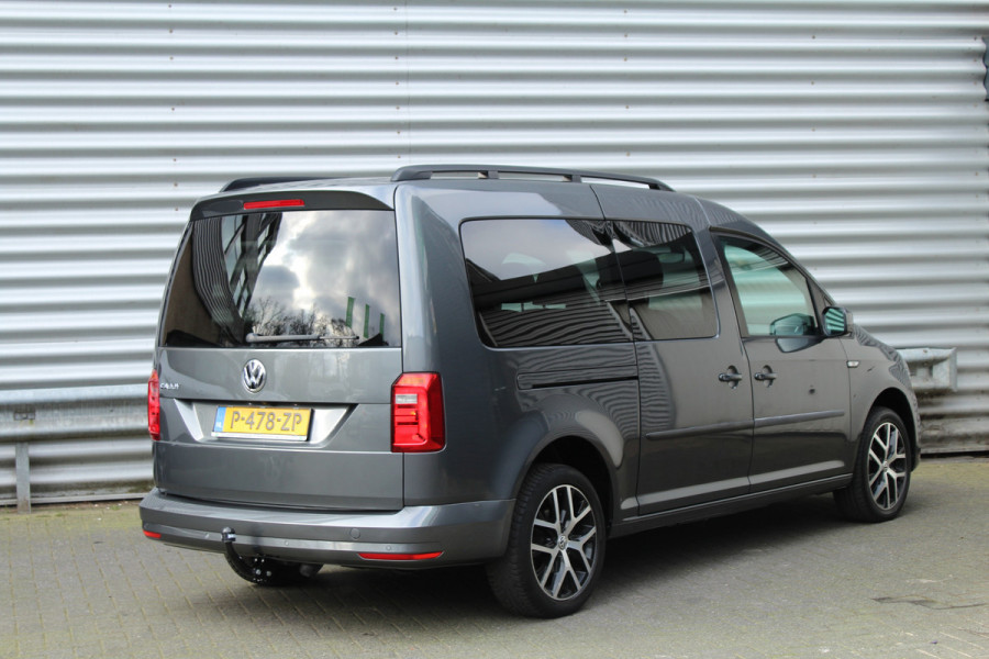 Volkswagen Caddy Maxi 1.4 TSI 126pk Trendline DSG7 7p Clima Cruise Navi Leder 17"LMV Dakreling Trekhaak 1350kg