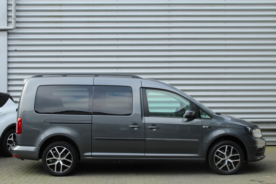 Volkswagen Caddy Maxi 1.4 TSI 126pk Trendline DSG7 7p Clima Cruise Navi Leder 17"LMV Dakreling Trekhaak 1350kg