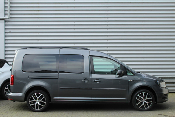 Volkswagen Caddy Maxi 1.4 TSI 126pk Trendline DSG7 7p Clima Cruise Navi Leder 17"LMV Dakreling Trekhaak 1350kg