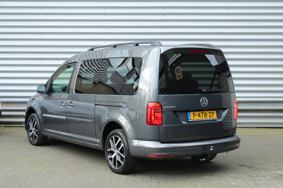 Volkswagen Caddy Maxi 1.4 TSI 126pk Trendline DSG7 7p Clima Cruise Navi Leder 17"LMV Dakreling Trekhaak 1350kg