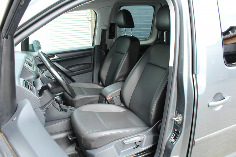 Volkswagen Caddy Maxi 1.4 TSI 126pk Trendline DSG7 7p Clima Cruise Navi Leder 17"LMV Dakreling Trekhaak 1350kg