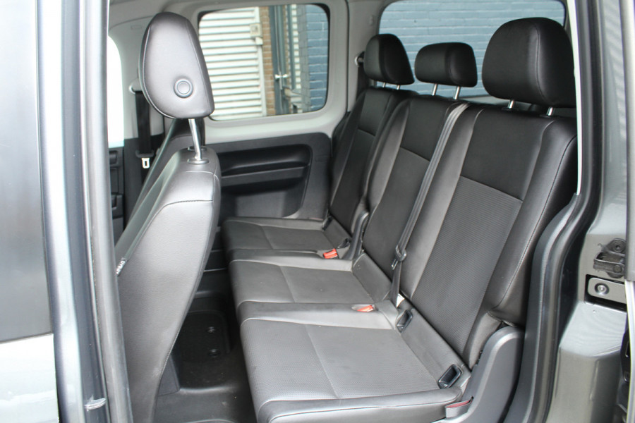 Volkswagen Caddy Maxi 1.4 TSI 126pk Trendline DSG7 7p Clima Cruise Navi Leder 17"LMV Dakreling Trekhaak 1350kg