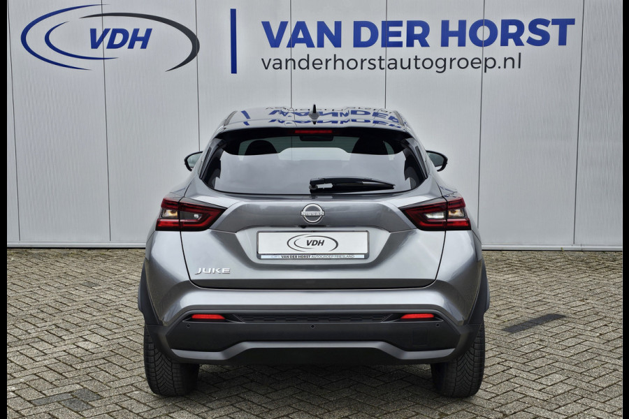 Nissan Juke 1.0-114 pk DIG-T N-Connecta -NIEUWSTE MODEL- Maar liefst ruim €. 11.000,- VOORDEEL: van €. 37.250,- voor €. 25.895,-  ! Slechts 2.800km ! Navigatie, Climate cntrl, Cruise Cntrl, Lane Assist. Metallic lak, LM wielen, Stoel-, stuur- en voorraamverw., Keyless
