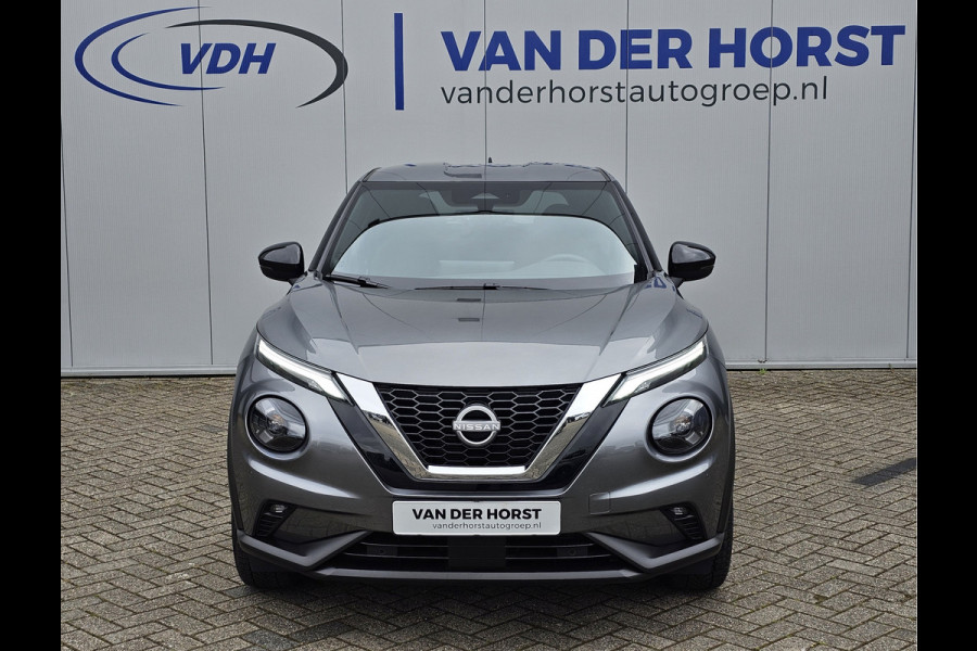 Nissan Juke 1.0-114 pk DIG-T N-Connecta -NIEUWSTE MODEL- Maar liefst ruim €. 11.000,- VOORDEEL: van €. 37.250,- voor €. 25.895,-  ! Slechts 2.800km ! Navigatie, Climate cntrl, Cruise Cntrl, Lane Assist. Metallic lak, LM wielen, Stoel-, stuur- en voorraamverw., Keyless
