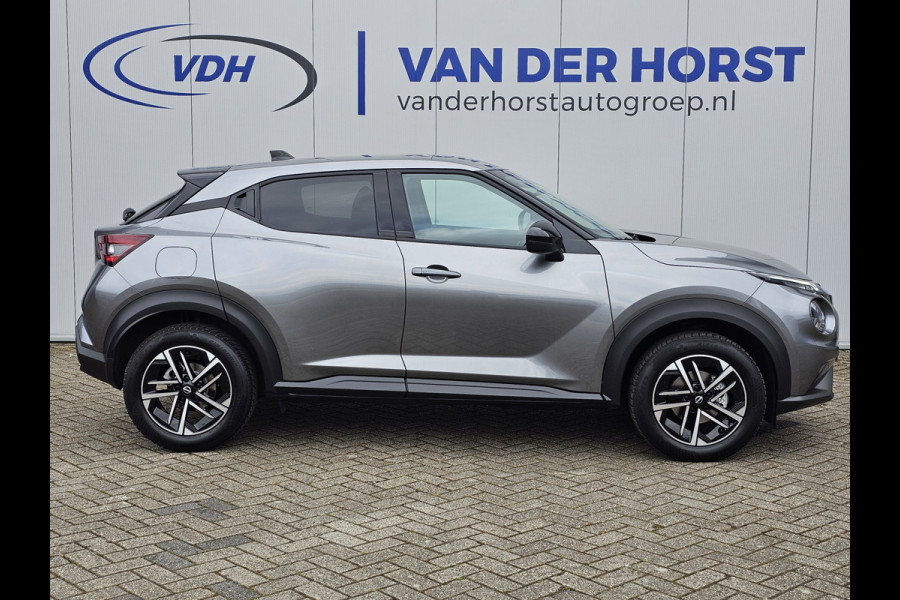 Nissan Juke 1.0-114 pk DIG-T N-Connecta -NIEUWSTE MODEL- Maar liefst ruim €. 11.000,- VOORDEEL: van €. 37.250,- voor €. 25.895,-  ! Slechts 2.800km ! Navigatie, Climate cntrl, Cruise Cntrl, Lane Assist. Metallic lak, LM wielen, Stoel-, stuur- en voorraamverw., Keyless