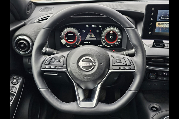 Nissan Juke 1.0-114 pk DIG-T N-Connecta -NIEUWSTE MODEL- Maar liefst ruim €. 11.000,- VOORDEEL: van €. 37.250,- voor €. 25.895,-  ! Slechts 2.800km ! Navigatie, Climate cntrl, Cruise Cntrl, Lane Assist. Metallic lak, LM wielen, Stoel-, stuur- en voorraamverw., Keyless